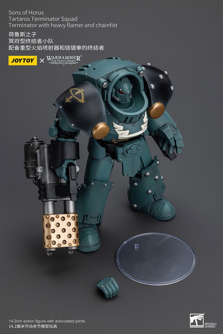 Sons of Horus Tartaros Terminator Squad Terminator with Heavy Flamer and Chainfis 5 - JoyToy EU Store