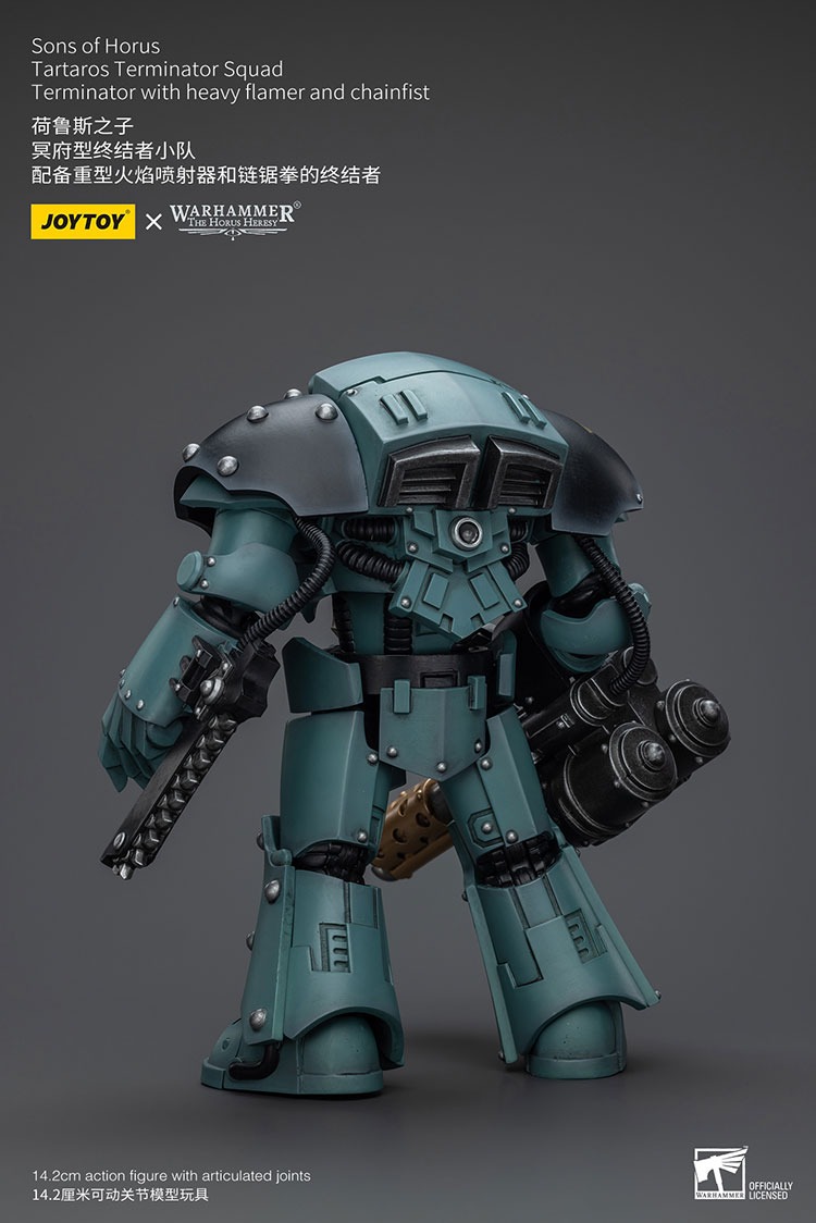 Sons of Horus Tartaros Terminator Squad Terminator with Heavy Flamer and Chainfis 7 - JoyToy EU Store