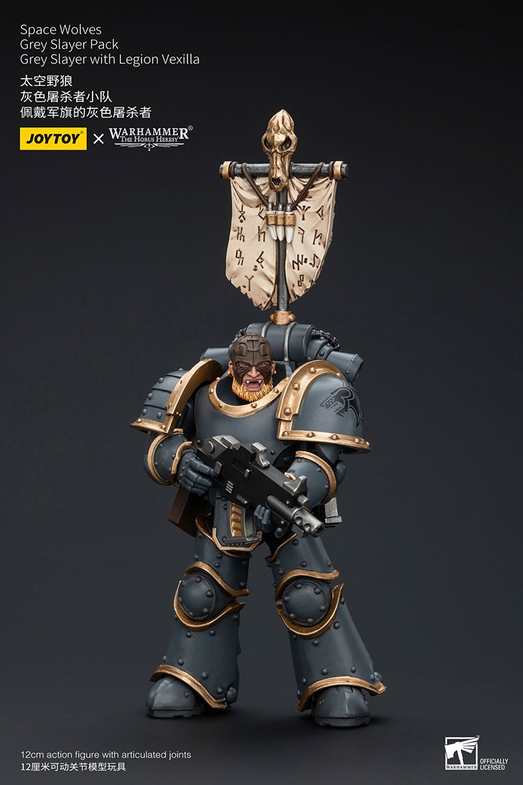 Space Wolves Grey Slayer Pack Grey Slayer with Legion Vexilla 11 - JoyToy EU Store