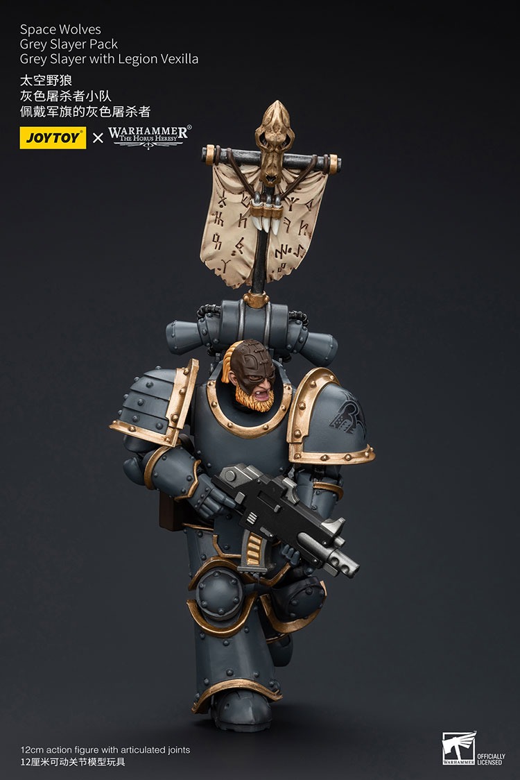 Space Wolves Grey Slayer Pack Grey Slayer with Legion Vexilla 8 - JoyToy EU Store
