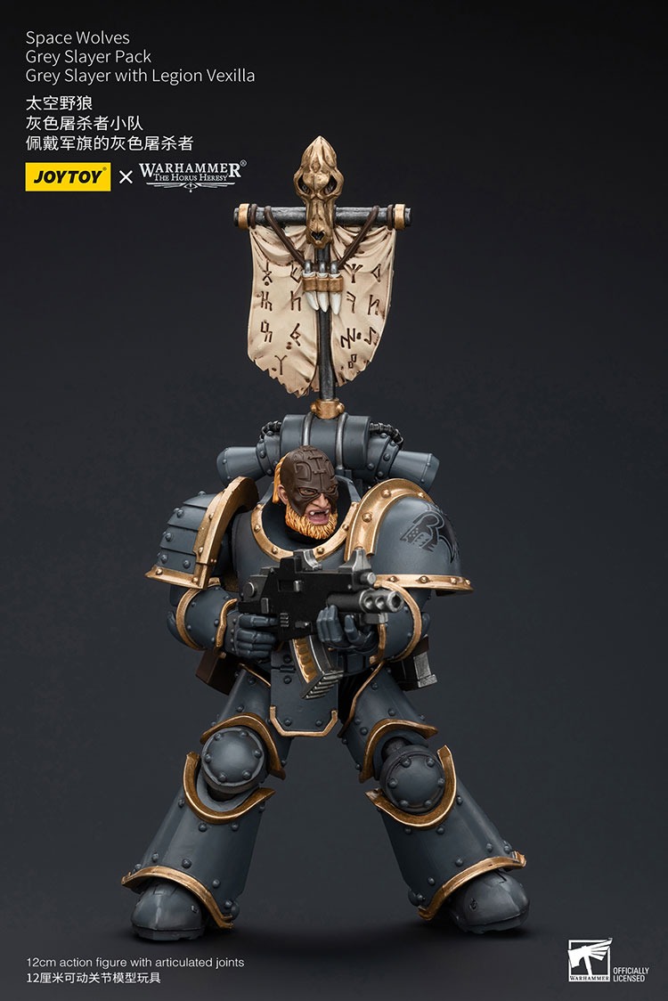 Space Wolves Grey Slayer Pack Grey Slayer with Legion Vexilla 9 - JoyToy EU Store