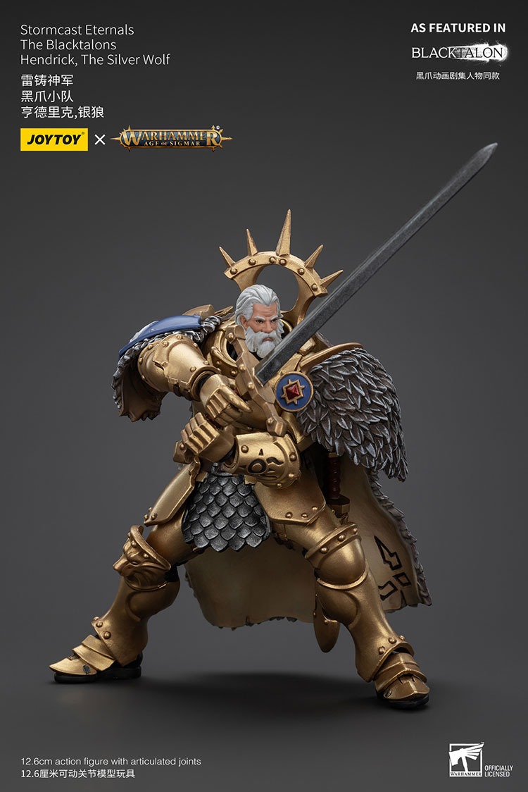 Stormcast EternalsThe Blacktalons Hendrick The Silver Wolf 7 - JoyToy Mart