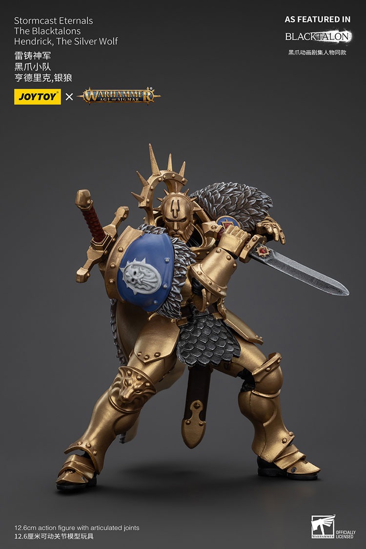 Stormcast EternalsThe Blacktalons Hendrick The Silver Wolf 8 - JoyToy Mart