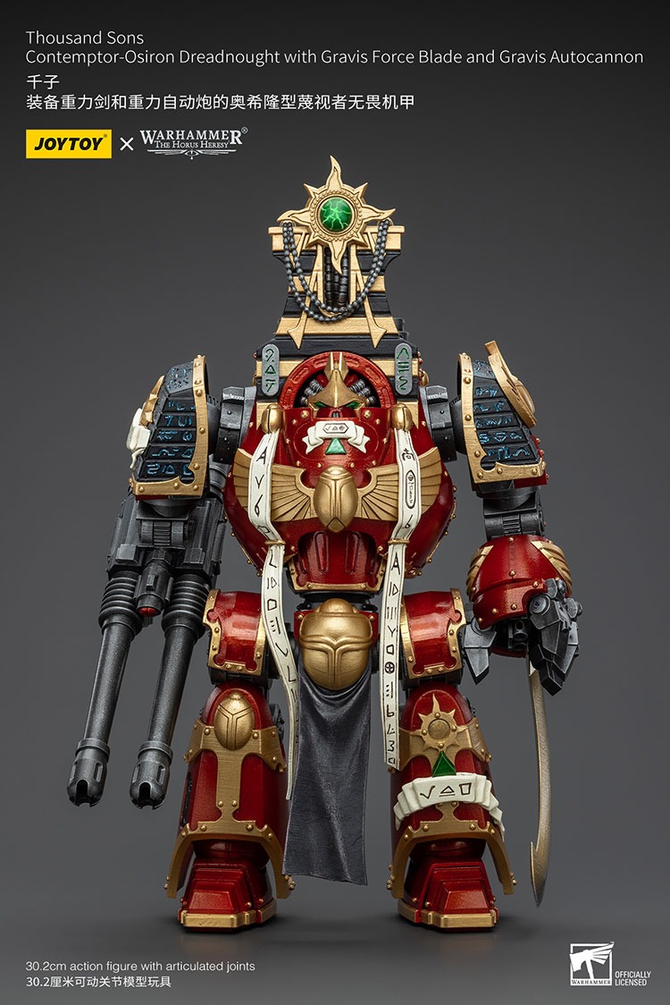 Thousand Sons Contemptor Osiron Dreadnought with Gravis Force Blade and Gravis Autocannon 2 - JoyToy EU Store