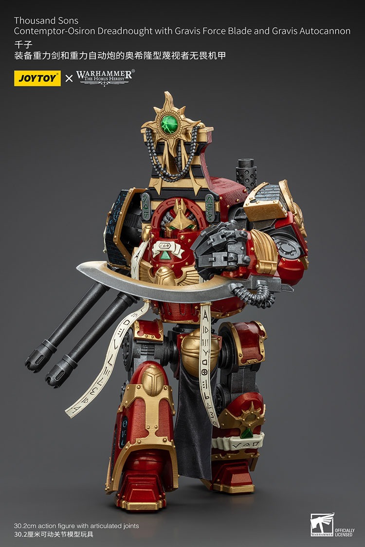 Thousand Sons Contemptor Osiron Dreadnought with Gravis Force Blade and Gravis Autocannon 3 - JoyToy EU Store