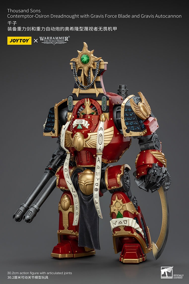 Thousand Sons Contemptor Osiron Dreadnought with Gravis Force Blade and Gravis Autocannon 5 - JoyToy EU Store