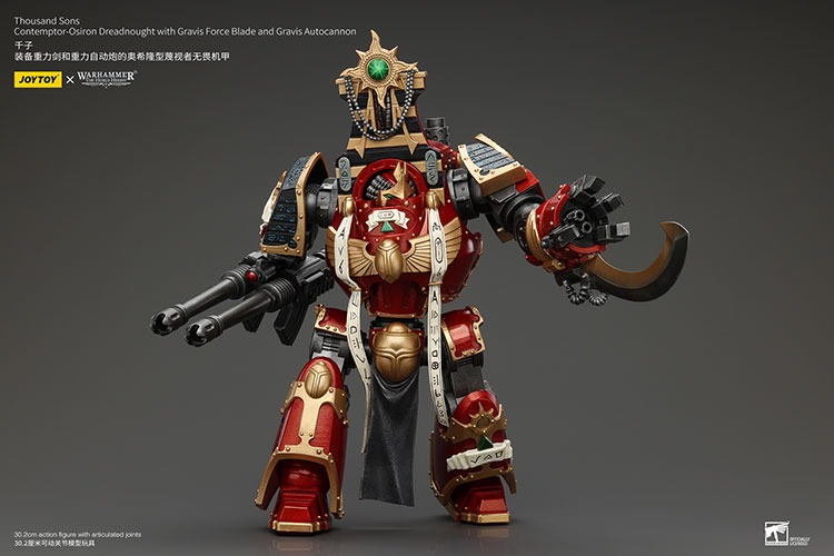 Thousand Sons Contemptor Osiron Dreadnought with Gravis Force Blade and Gravis Autocannon 6 - JoyToy EU Store