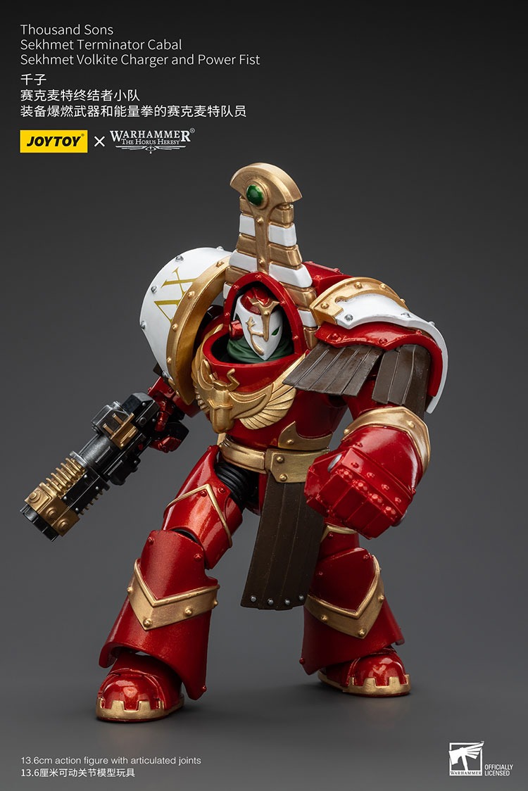Thousand Sons Sekhmet Terminator Cabal Sekhmet Volkite Charger And Power Fist 5 - JoyToy UK Store