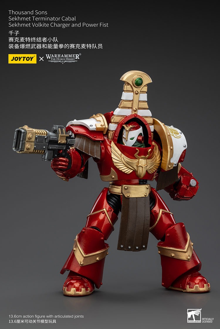 Thousand Sons Sekhmet Terminator Cabal Sekhmet Volkite Charger And Power Fist 6 - JoyToy UK Store