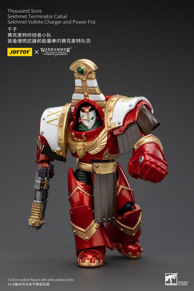 Thousand Sons Sekhmet Terminator Cabal Sekhmet Volkite Charger And Power Fist 7 - JoyToy UK Store