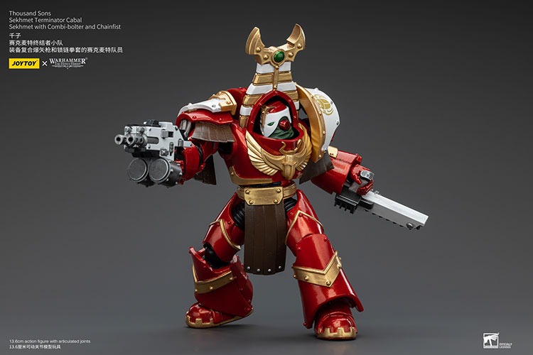 Thousand Sons Sekhmet Terminator Cabal Sekhmet with Combi bolter and Chainfist 10 - JoyToy EU Store