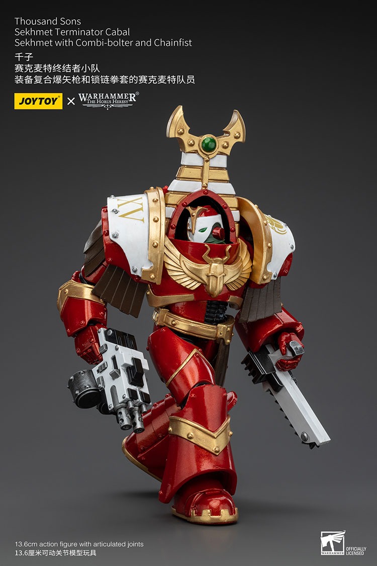 Thousand Sons Sekhmet Terminator Cabal Sekhmet with Combi bolter and Chainfist 6 - JoyToy EU Store