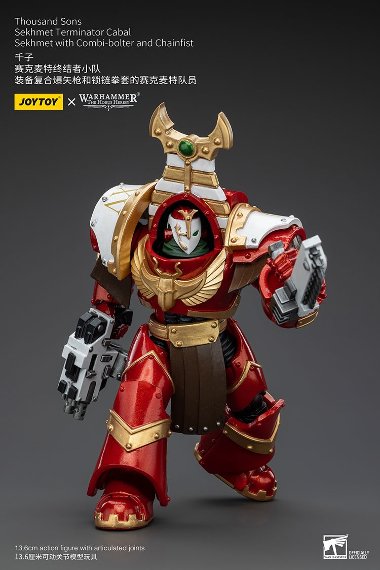 Thousand Sons Sekhmet Terminator Cabal Sekhmet with Combi bolter and Chainfist 7 - JoyToy EU Store