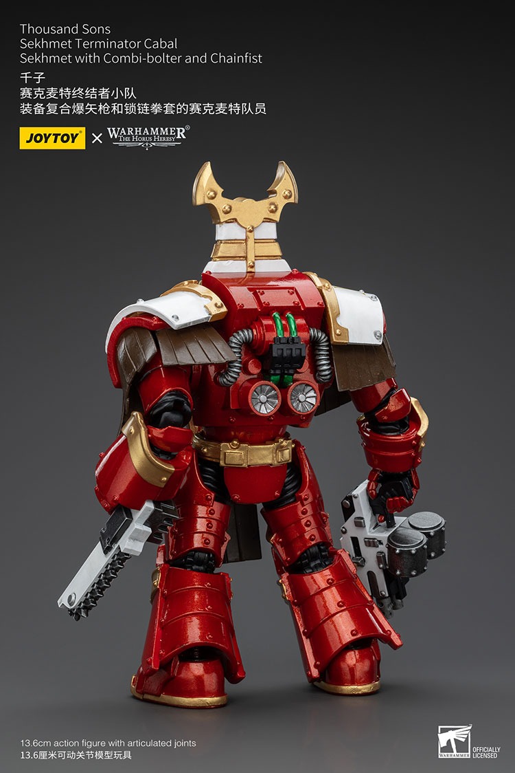 Thousand Sons Sekhmet Terminator Cabal Sekhmet with Combi bolter and Chainfist 8 - JoyToy EU Store
