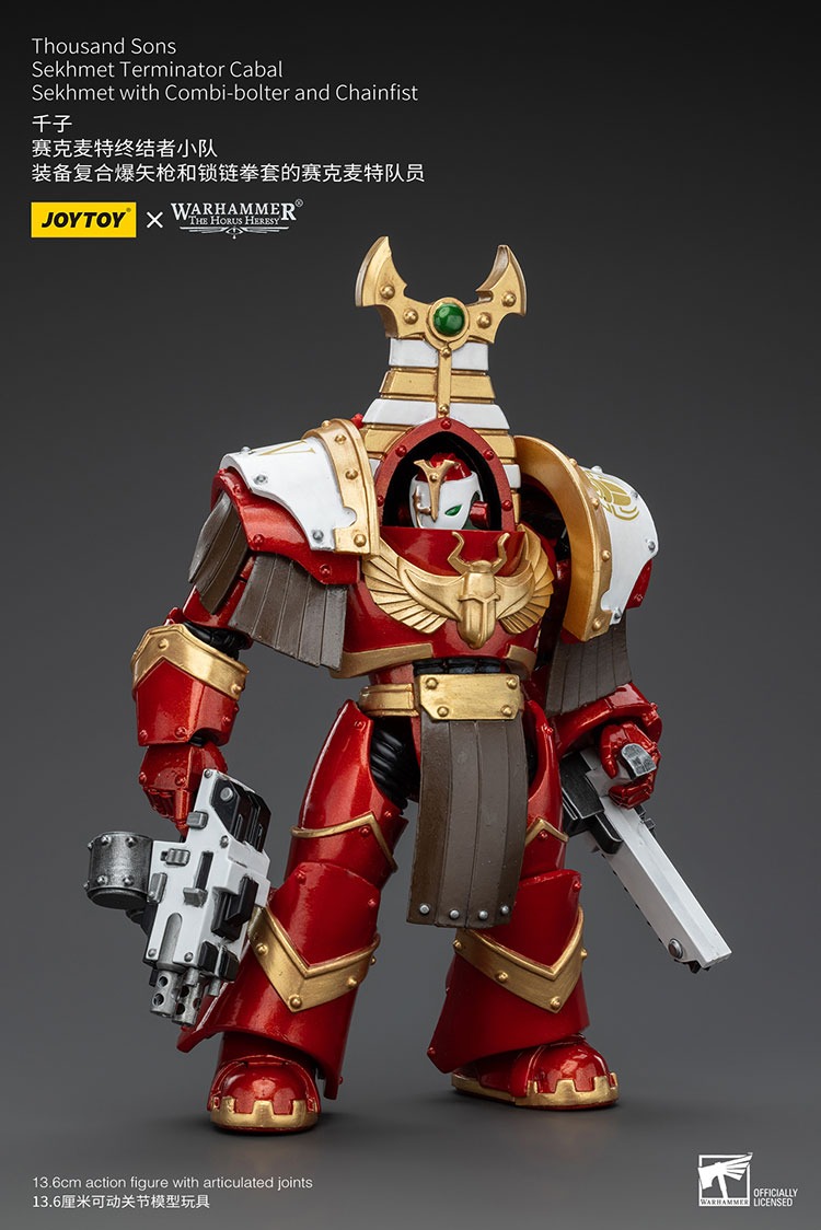 Thousand Sons Sekhmet Terminator Cabal Sekhmet with Combi bolter and Chainfist 9 - JoyToy EU Store