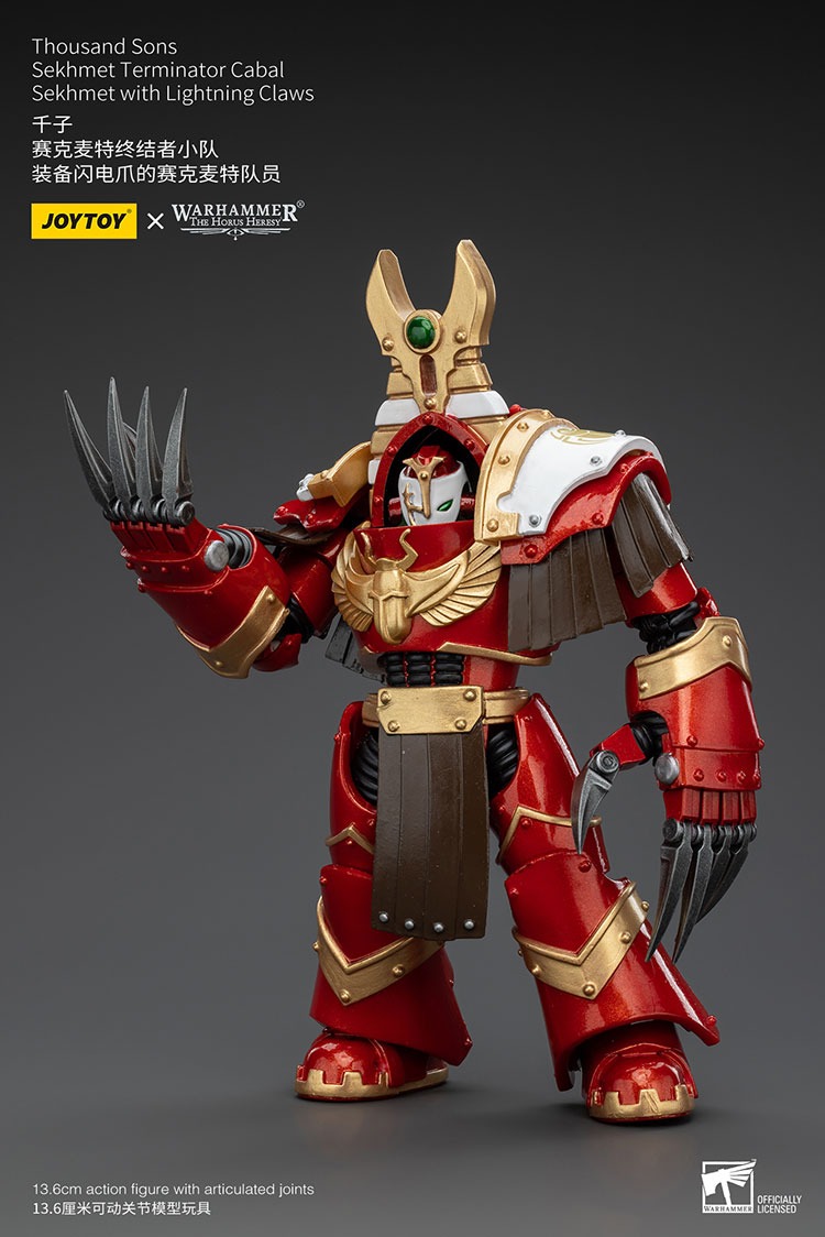 Thousand Sons Sekhmet Terminator Cabal Sekhmet with Lightning Claws 5 - JoyToy EU Store