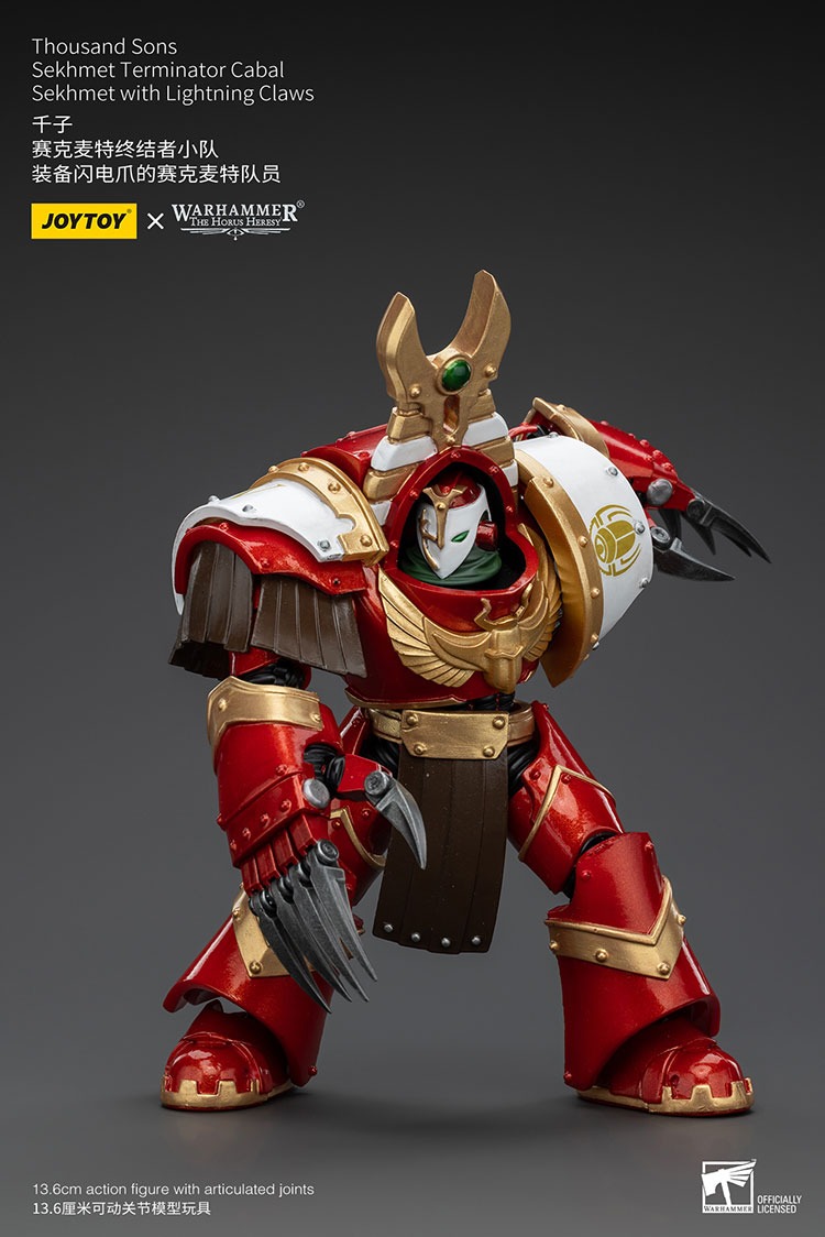 Thousand Sons Sekhmet Terminator Cabal Sekhmet with Lightning Claws 7 - JoyToy EU Store