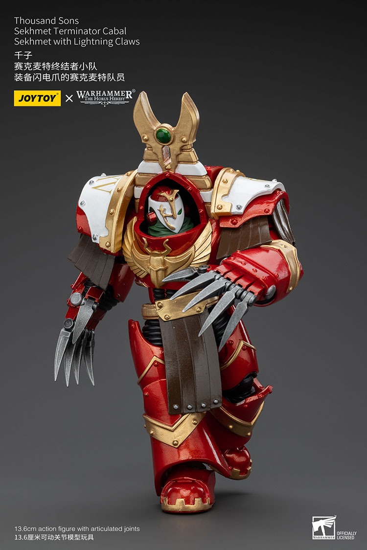 Thousand Sons Sekhmet Terminator Cabal Sekhmet with Lightning Claws 9 - JoyToy EU Store