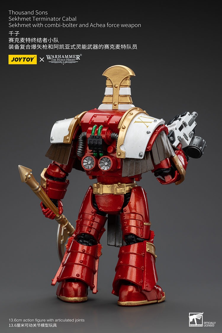 Thousand Sons Sekhmet Terminator Cabal Sekhmet with combi bolter and Achea force weapon 7 - JoyToy EU Store