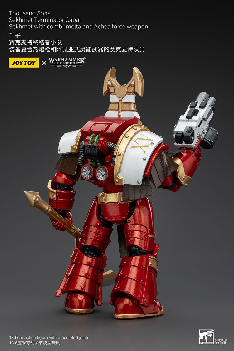 Thousand Sons Sekhmet Terminator Cabal Sekhmet with combi melta and Achea force weapon 9 - JoyToy EU Store