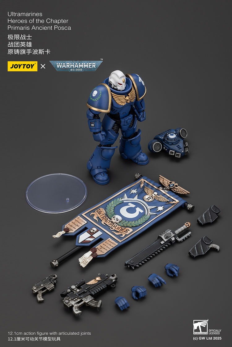 Ultramarines Heroes of the Chapter Primaris Ancient Posca - JoyToy EU Store