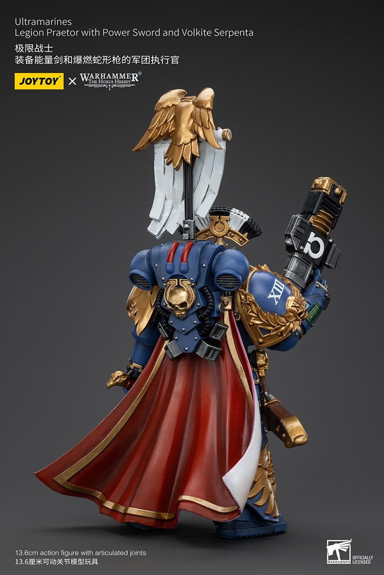 Ultramarines Legion Praetor with Power Sword and Volkite Serpenta 6 - JoyToy EU Store