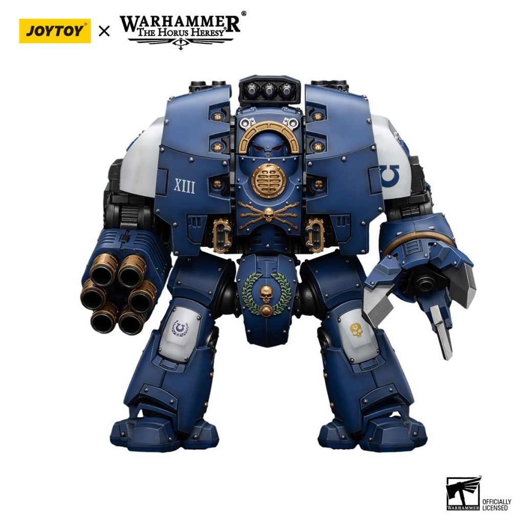 JoyToy WH40K - Ultramarines Leviathan Dreadnought with Cyclonic Melta Lance And Siege Claws - Image 6