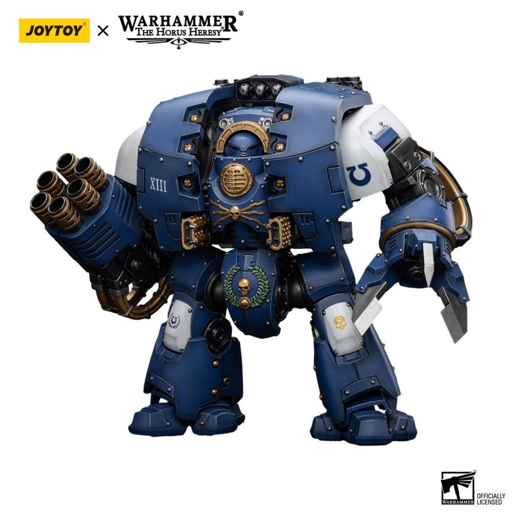 JoyToy WH40K - Ultramarines Leviathan Dreadnought with Cyclonic Melta Lance And Siege Claws - Image 4