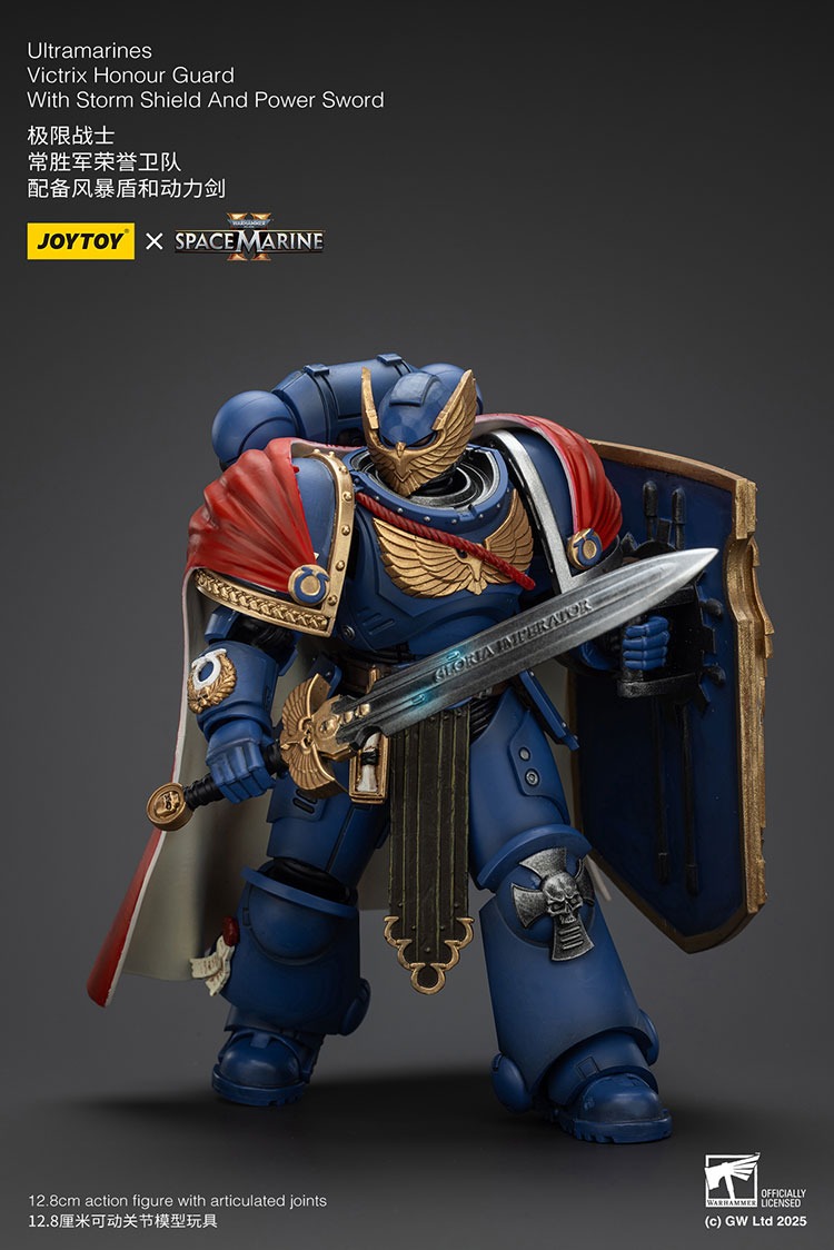 UltramarinesVictrix Honour Guard with Storm Shield And Power Sword 4 - JoyToy Germany