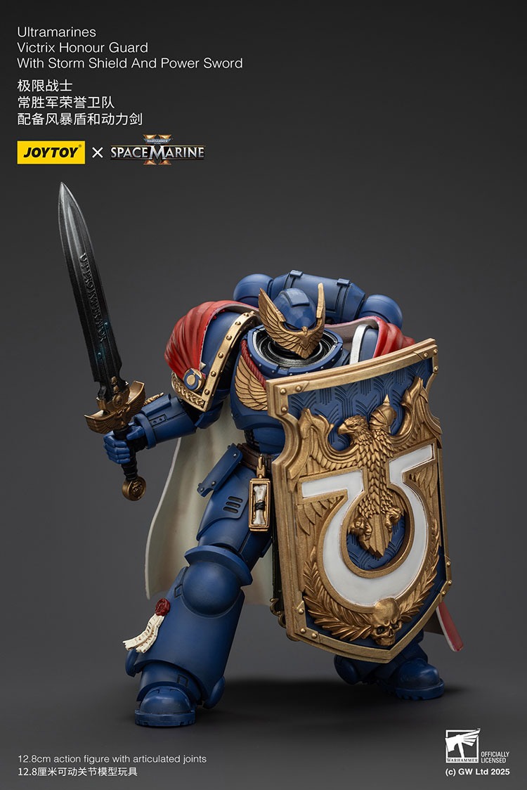 UltramarinesVictrix Honour Guard with Storm Shield And Power Sword 6 - JoyToy Germany