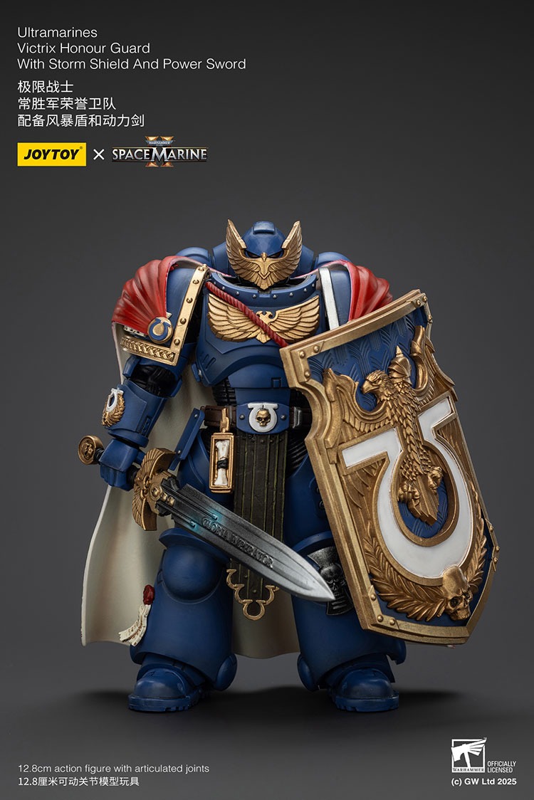 UltramarinesVictrix Honour Guard with Storm Shield And Power Sword 9 - JoyToy Germany