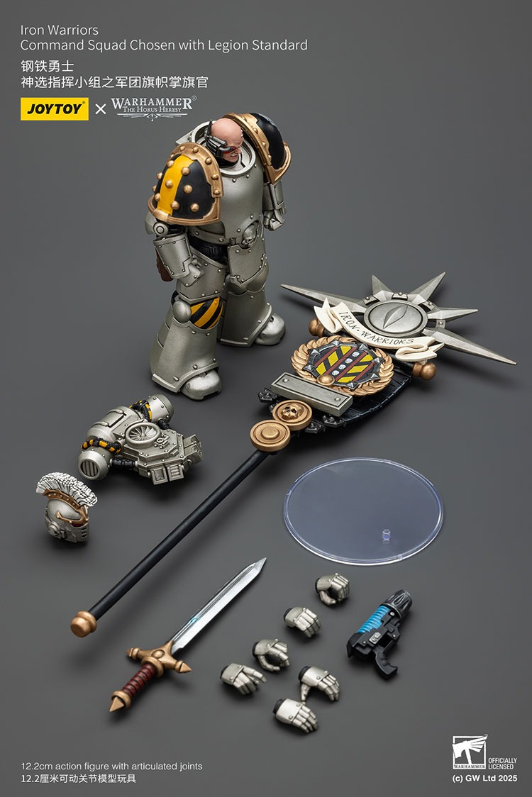 Iron Warriors Command Squad Chosen with Legion Standard 1 - JoyToy Mart