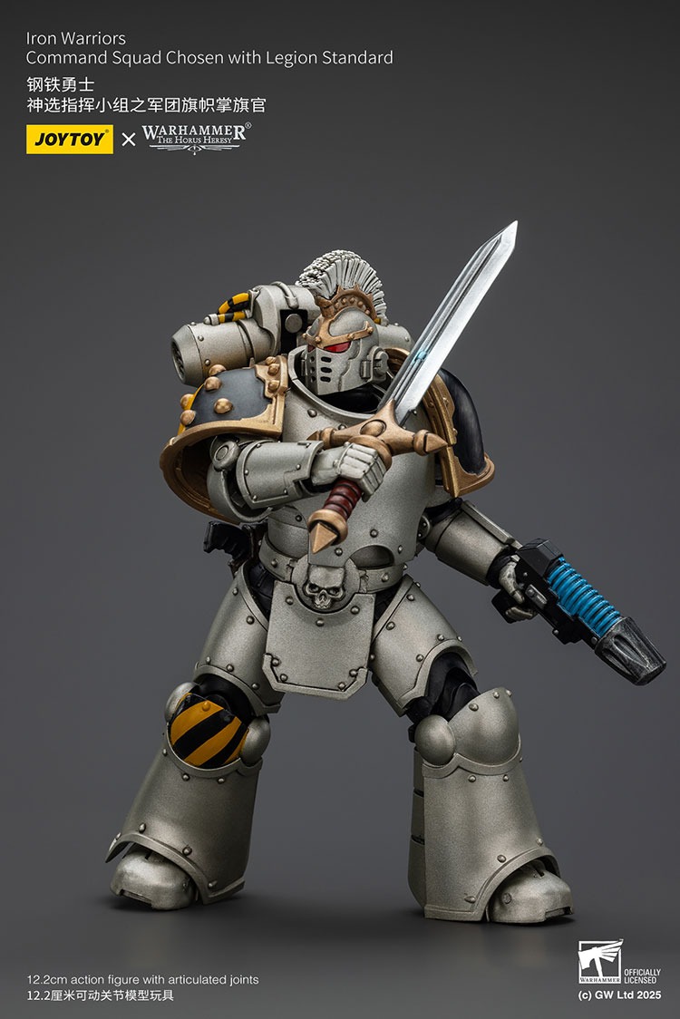 Iron Warriors Command Squad Chosen with Legion Standard 2 - JoyToy Mart
