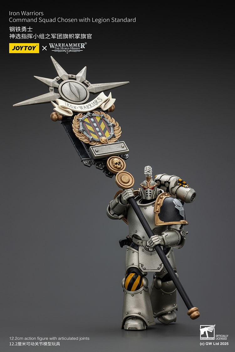 Iron Warriors Command Squad Chosen with Legion Standard 6 - JoyToy Mart