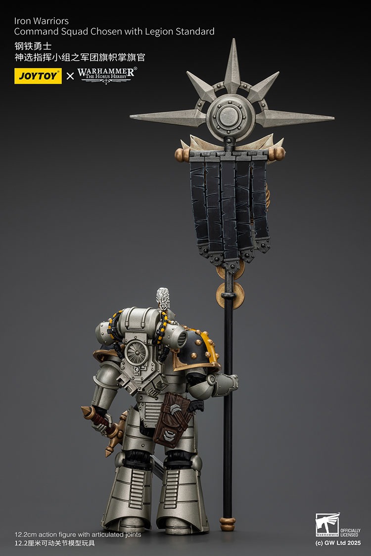 Iron Warriors Command Squad Chosen with Legion Standard 7 - JoyToy Mart
