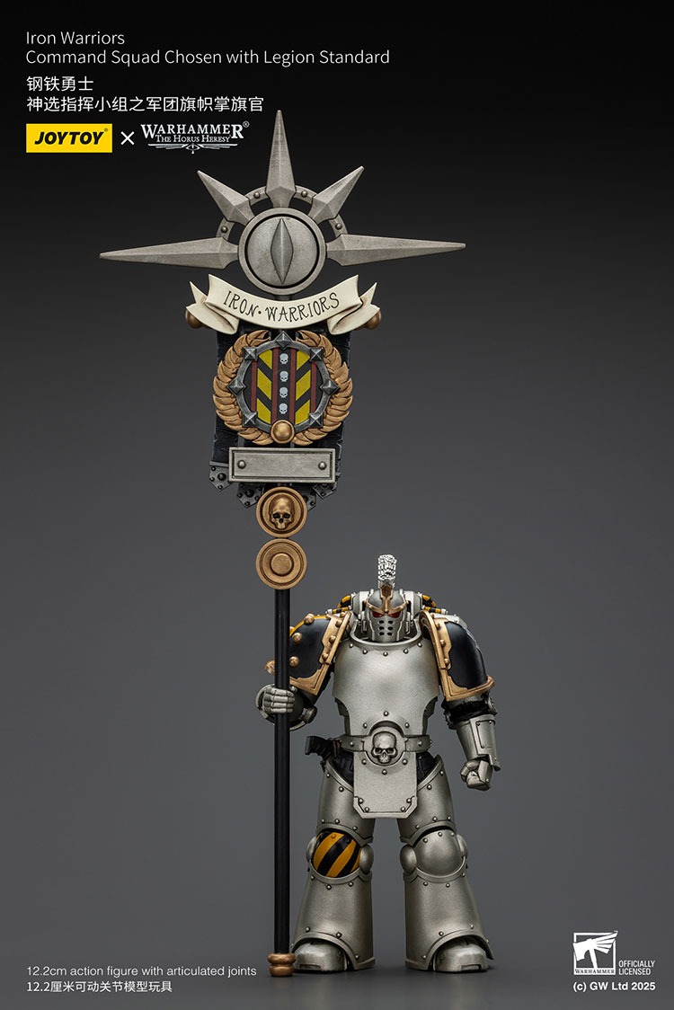 Iron Warriors Command Squad Chosen with Legion Standard 9 - JoyToy Mart