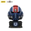 Joytoy Ultramarines Lieutenant Titus MkX Helmet Display Stand 1 - JoyToy Mart