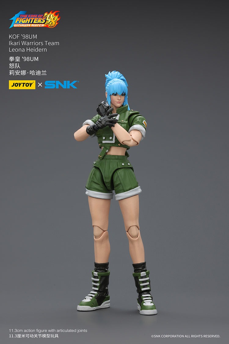 KOF98UM Ikari Warriors Team Leona Heidern 8 1 - JoyToy Mart