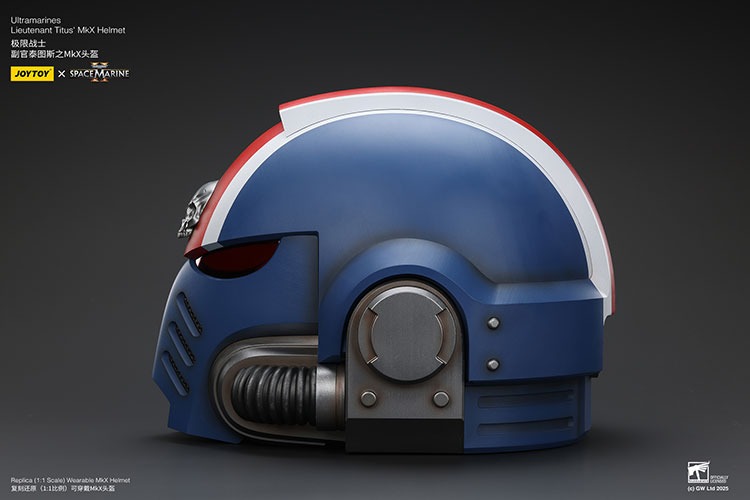 Ultramarines Lieutenant Titus MkX Helmet 3 - JoyToy Mart