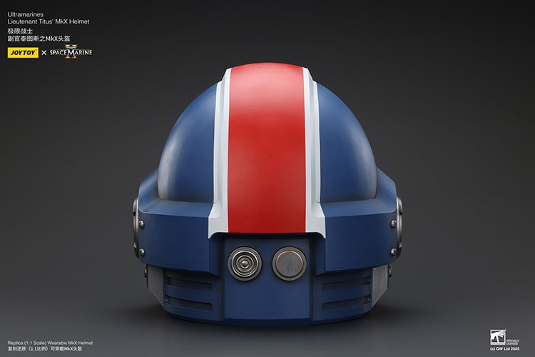 Ultramarines Lieutenant Titus MkX Helmet 4 - JoyToy Mart